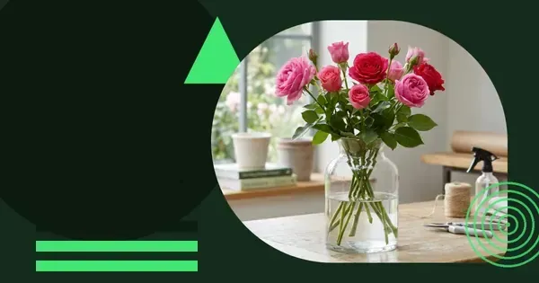 Stem prep, water depth and the paper-wrap fix that stops roses drooping